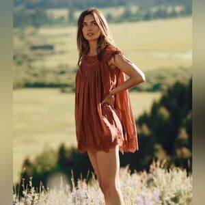 Doen Genevieve Dress in Vieux Rose